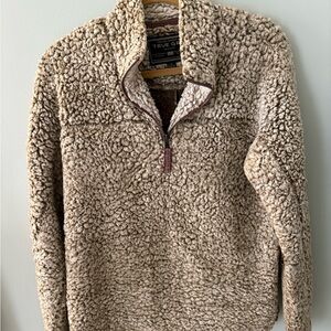 True Grit Tan Sherpa Sweater